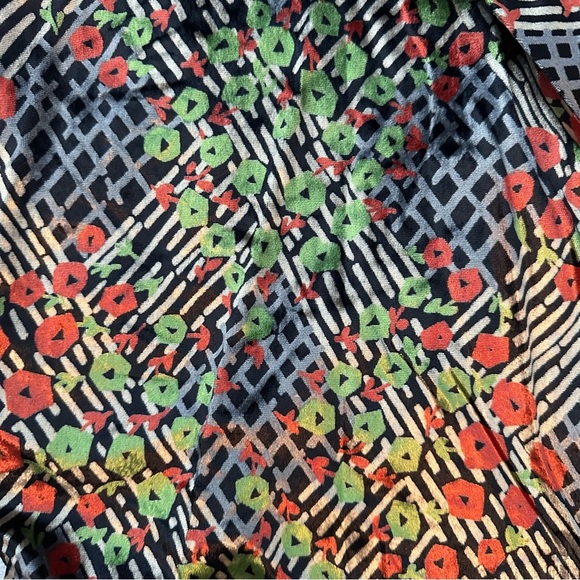 Ett:twa by Anthropologie Velvet Floral Wrap Blazer Blouse Top sz 10 NWT unique - Picture 4 of 8